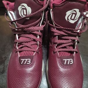 Adidas D Rose 773 Maroon Basketball Shoes